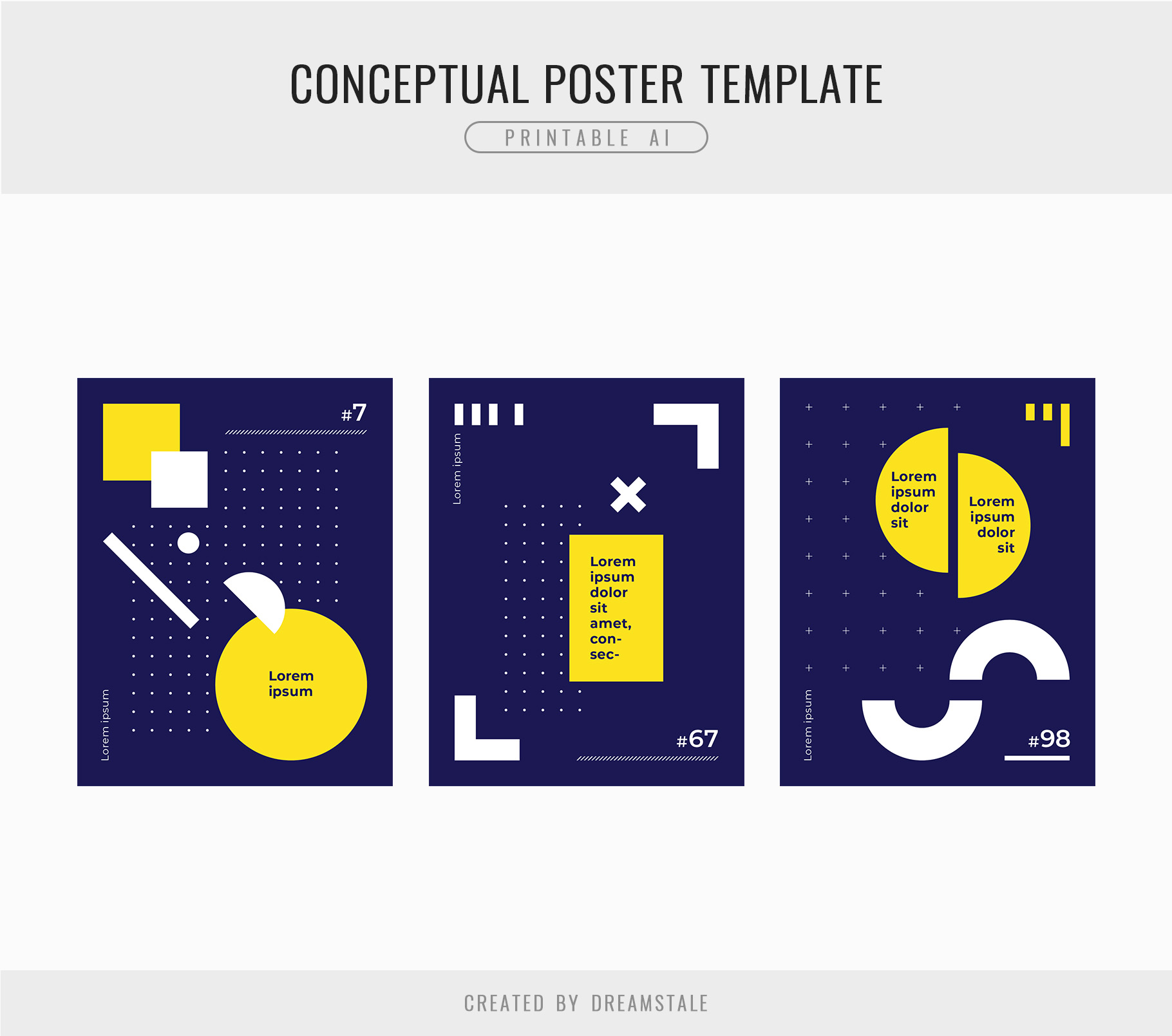 Dark & Modern Vector Poster Templates 2 svg+xml;charset=utf Dark & Modern Vector Poster Templates