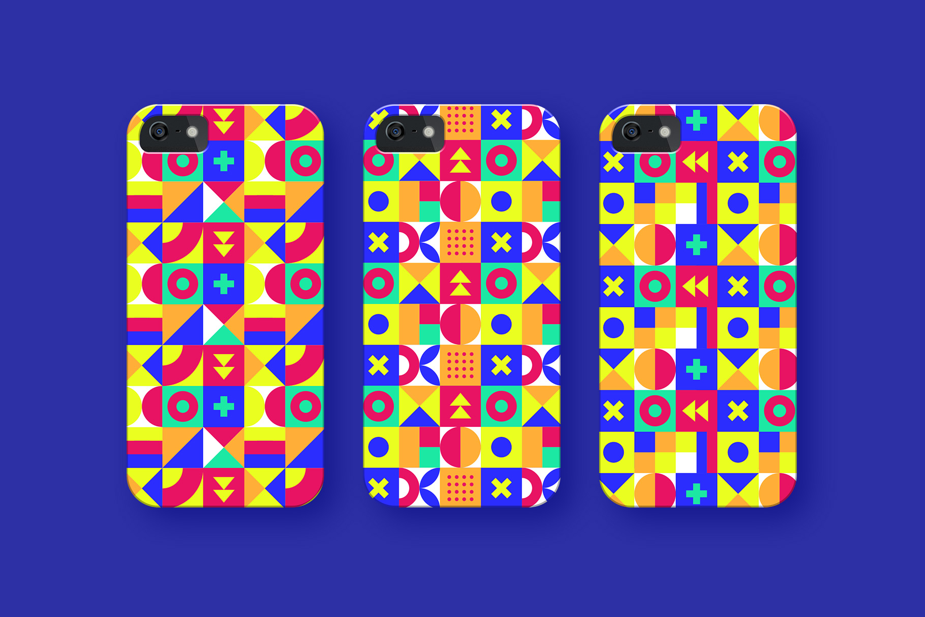 Conceptual Geometric Seamless Vector Patterns 2 Conceptual Geometric Seamless Vector Paterns