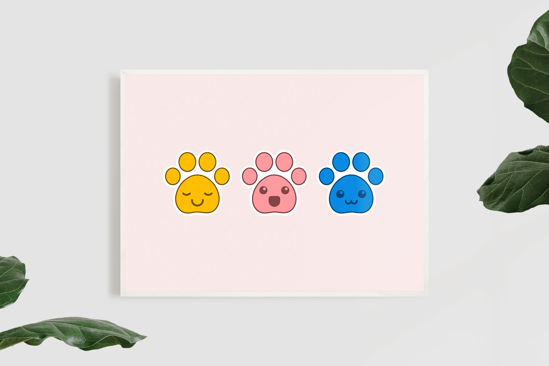 Cute Paw Prints Emoji Clipart 3 svg+xml;charset=utf Cute Paw Prints Emoji Clipart