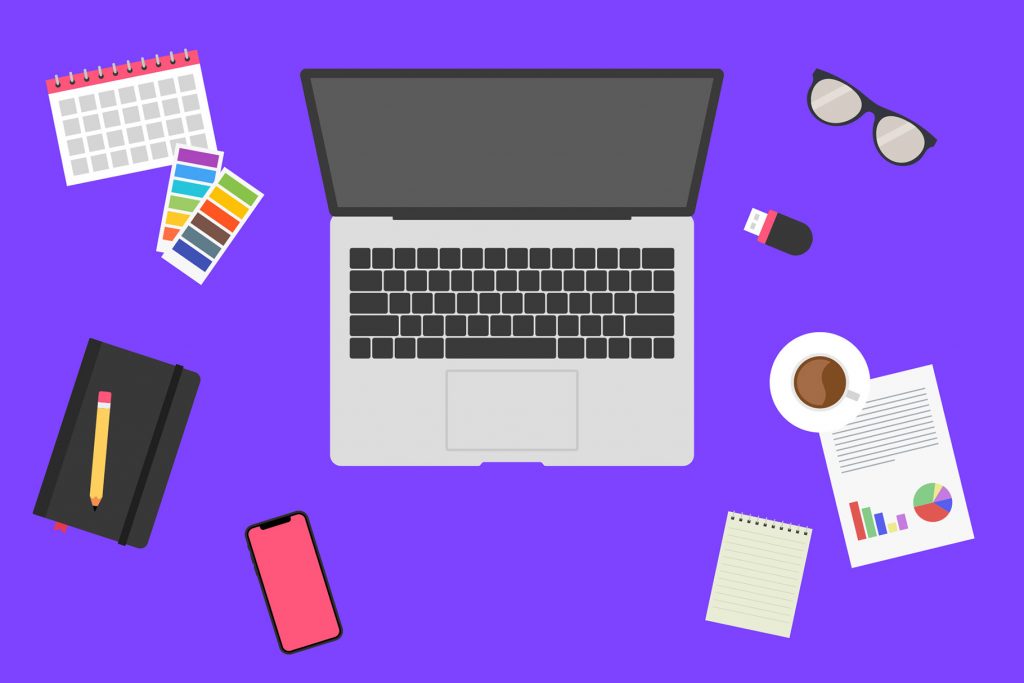 Free & Premium Design Resources 8 Desk Office Flat Vector Elements