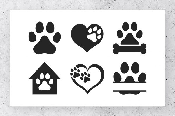 Dog & Pet Paw Prints Clipart Designs Dog & Pet Paw Prints Clipart Designs