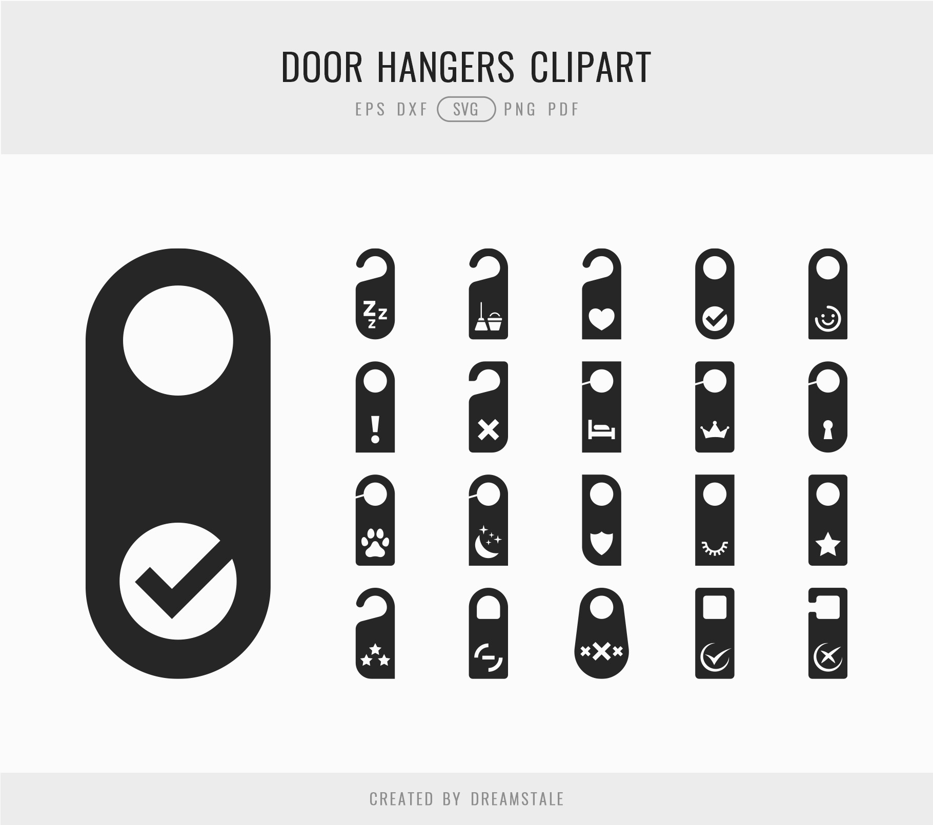 Door Hangers & Icons SVG Clipart 2 svg+xml;charset=utf Door Hangers & Icons SVG Clipart