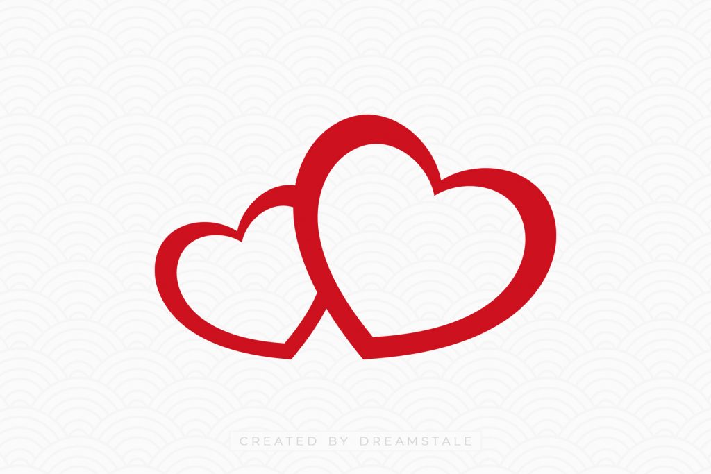 Free Clipart Images 12 Double Hearts SVG Free Clipart