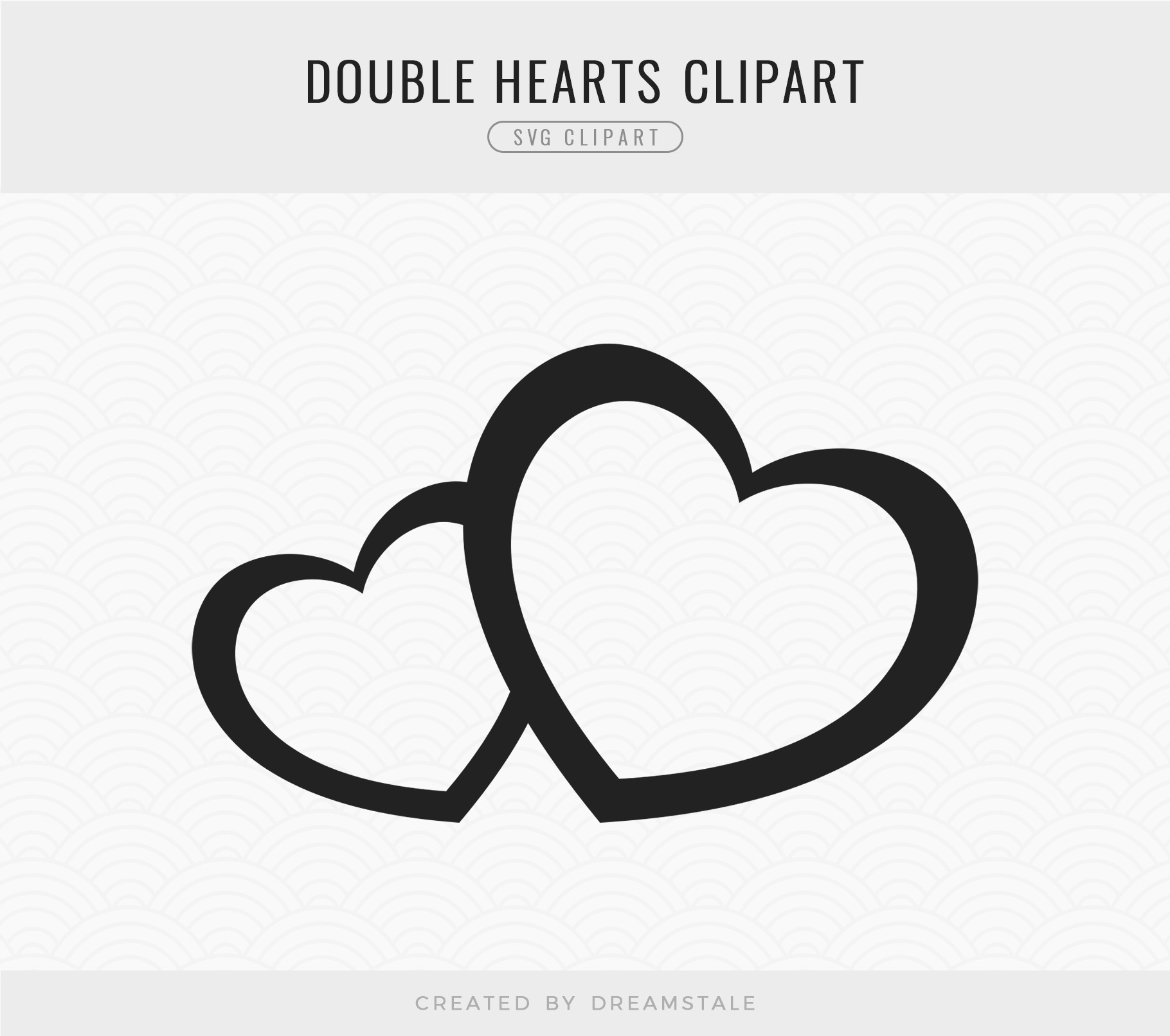 Double Hearts SVG Free Clipart 2 svg+xml;charset=utf Double Hearts SVG Free Clipart