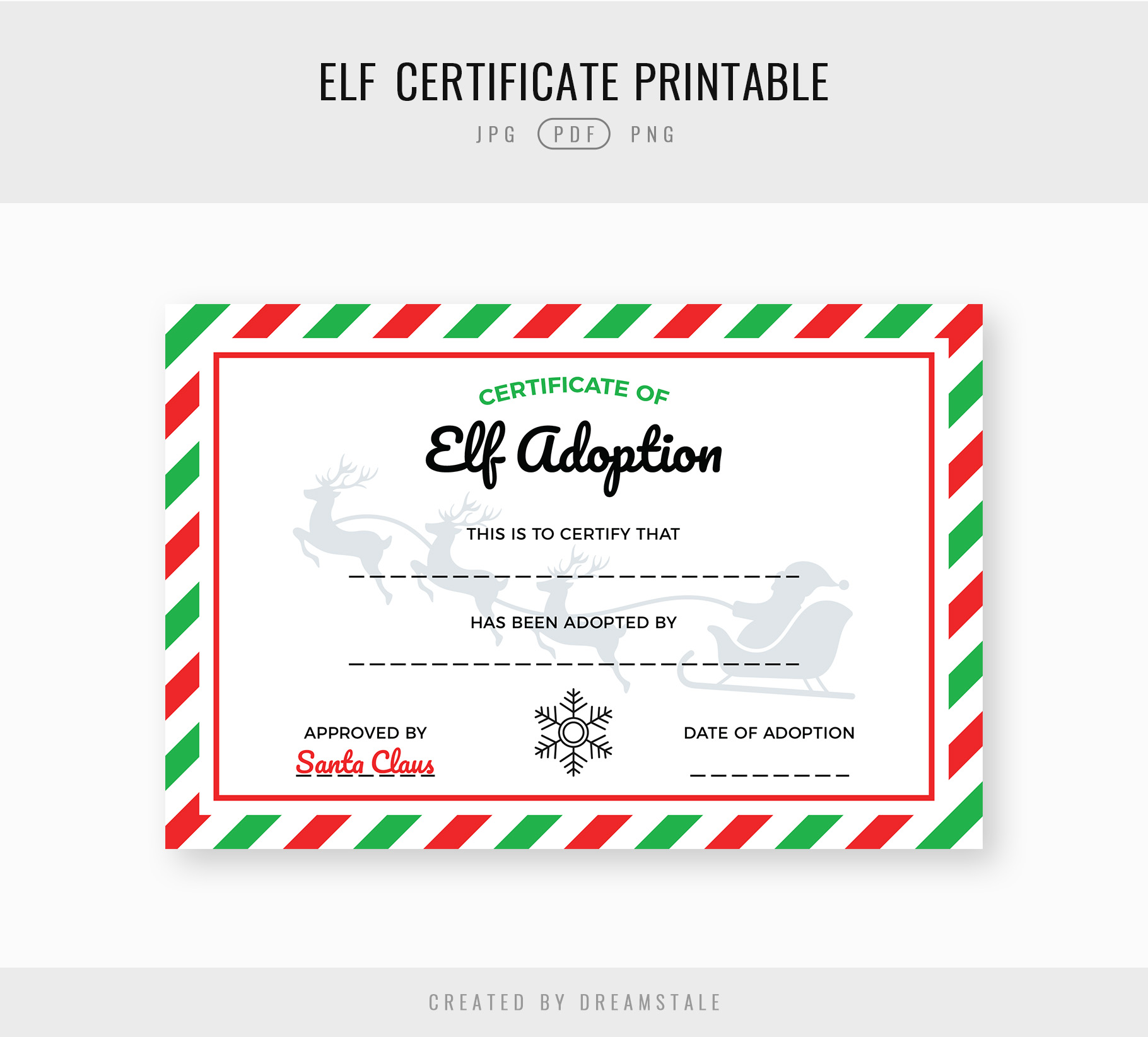 Elf Adoption Certificate 4x6 Printable 2 svg+xml;charset=utf Elf Adoption Certificate 4x6 Printable