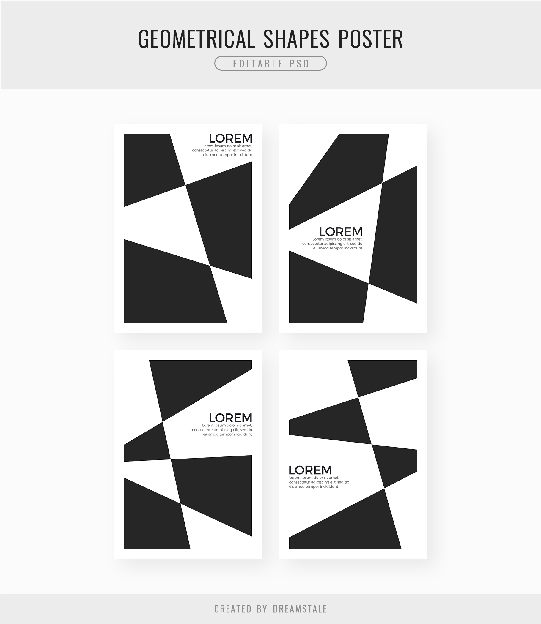 Geometrical Shapes PSD Poster Templates 2 svg+xml;charset=utf Geometrical Shapes PSD Poster Templates