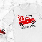 Happy Valentine's Day Truck SVG Clipart