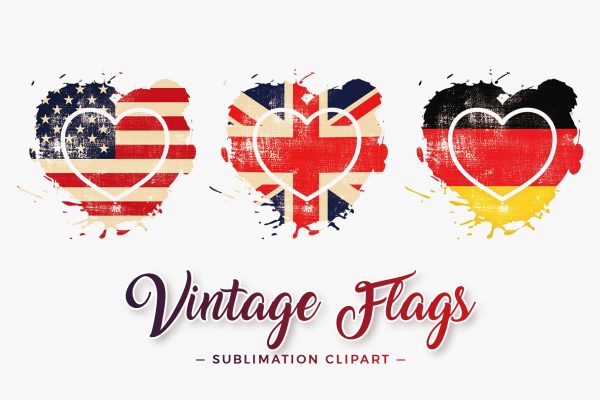 Heart Splashes PNG Flags Clipart Heart Splashes PNG Flags Clipart