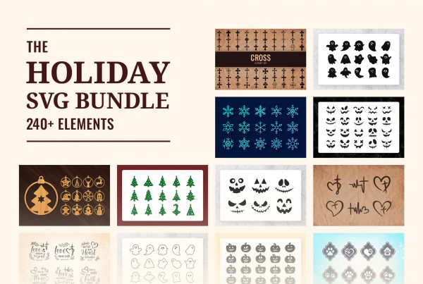 Holiday SVG Clipart Bundle