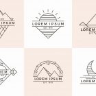 Minimalist Logo Templates 3 1 Minimalist Vector Logo Templates Bundle Vol. 1