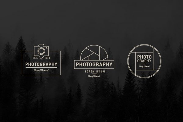 Minimalist Photography Logo Templates 2 Minimalist Photography Logo Templates 2