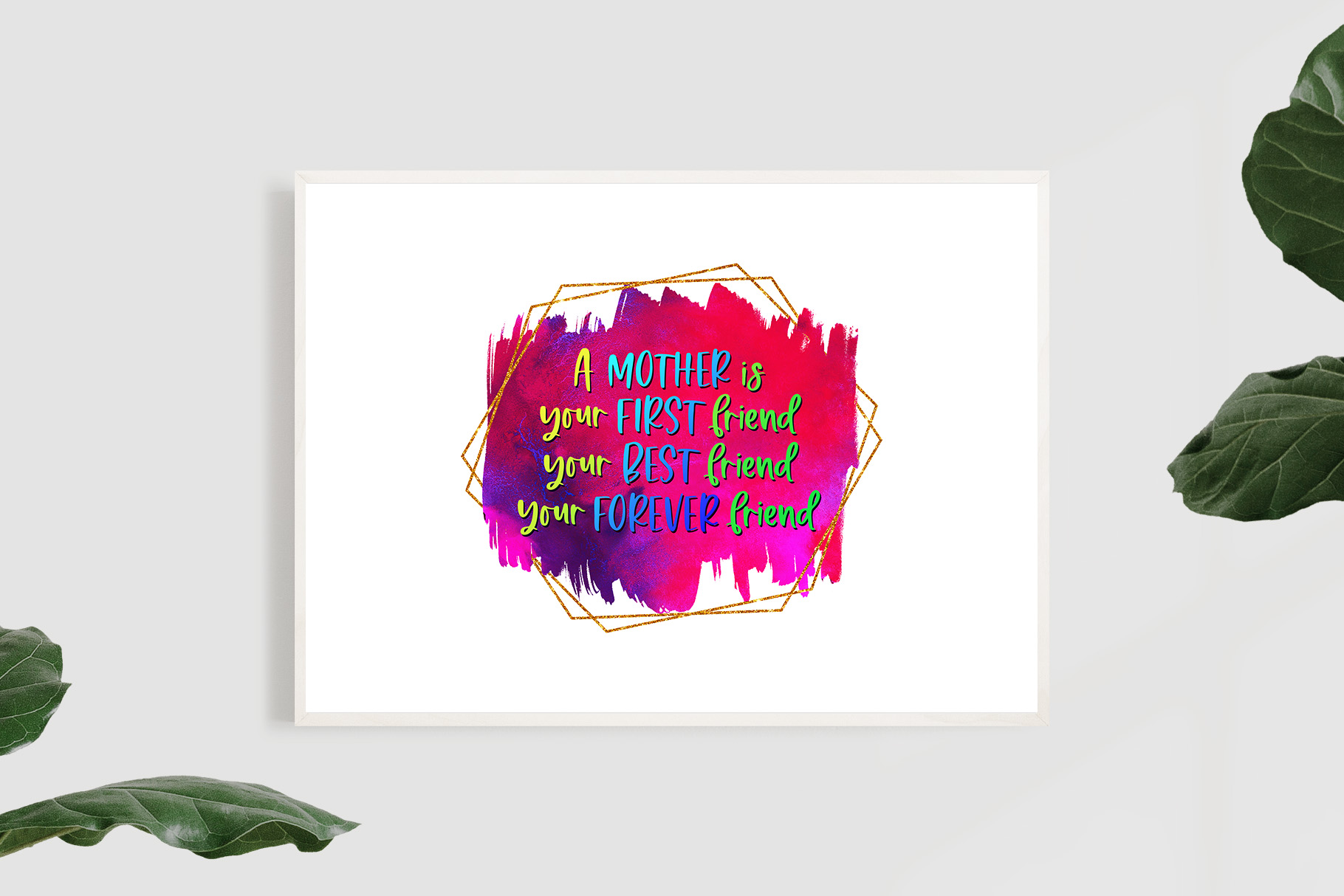 A Mother Is Your Friend Quote Watercolor Clipart 2 svg+xml;charset=utf A Mother Is Your Friend Quote Watercolor Clipart