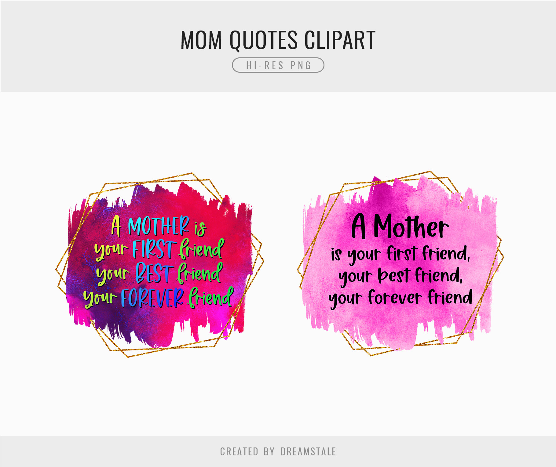 A Mother Is Your Friend Quote Watercolor Clipart 3 svg+xml;charset=utf A Mother Is Your Friend Quote Watercolor Clipart