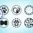 Pet Keychain Clipart Set 1 Pet & Farm Animals SVG Bundle