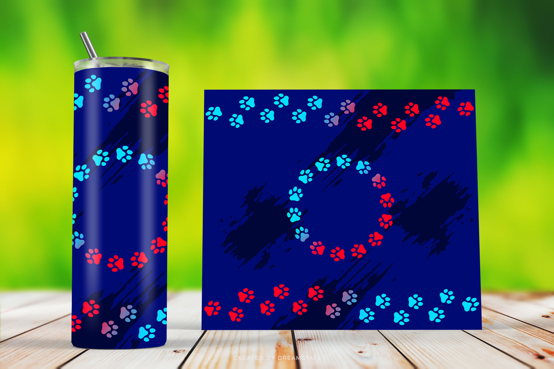 Pet Paw Footprints Sublimation Tumbler Wraps 2 svg+xml;charset=utf Pet Paw Footprints Sublimation Tumbler Wraps