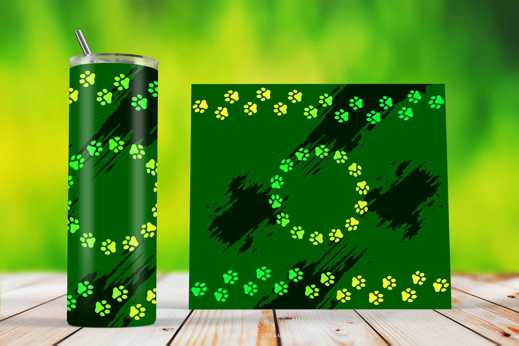 Pet Paw Footprints Sublimation Tumbler Wraps 4 svg+xml;charset=utf Pet Paw Footprints Sublimation Tumbler Wraps