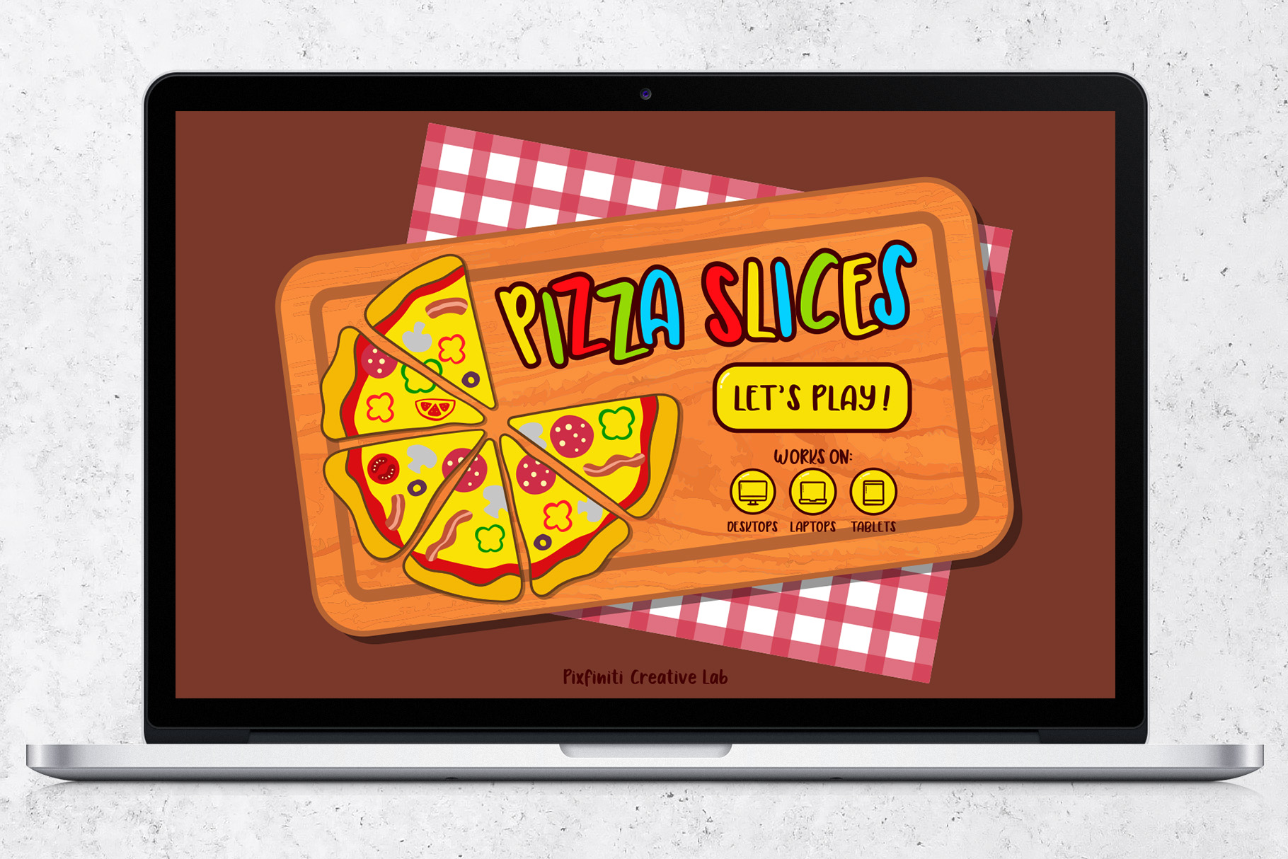 Pizza Slices Numbers Educational PDF Game 1 Pizza Slices Numbers Game