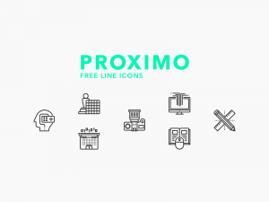 Proximo Vector Line Free Icons - Dreamstale