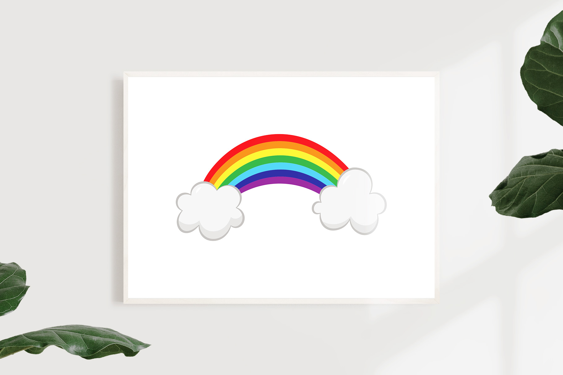 Rainbow & Clouds Clipart Designs 3 svg+xml;charset=utf Rainbow & Clouds Clipart Designs