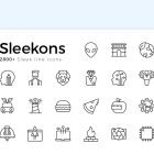 Sleekons 2.800+ Line Icons