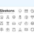 10.300+ Vector Icons Mega Bundle 10 Sleekons 2.800+ Line Icons