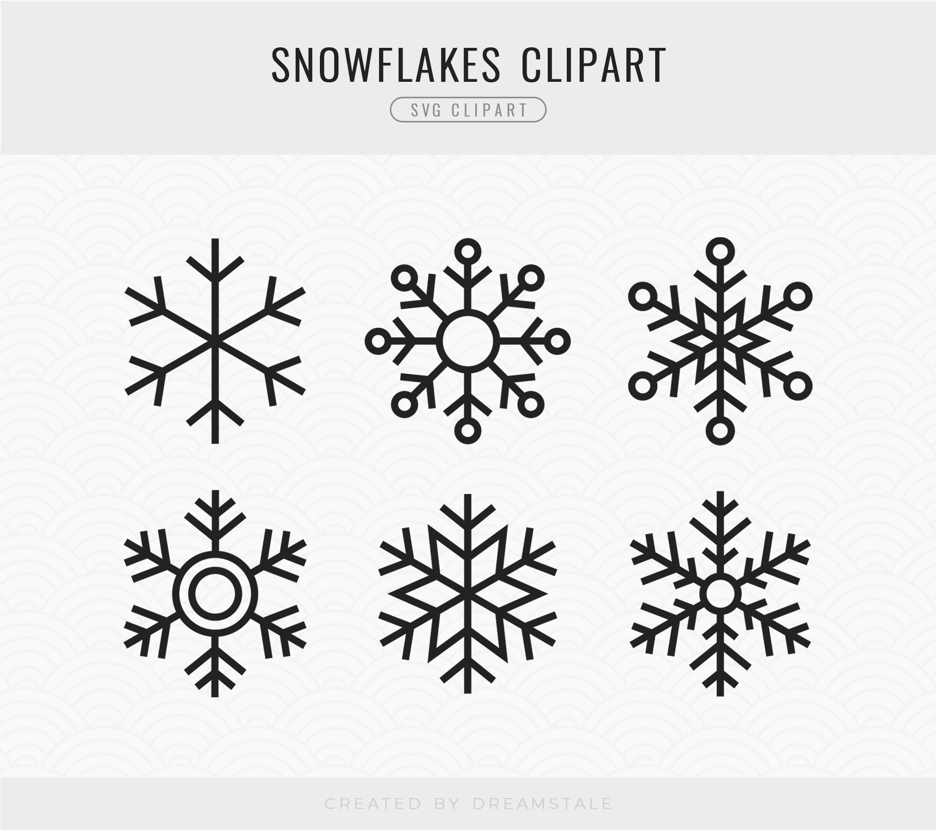 Snowflakes Clipart Free SVG Laser Cut Files 2 svg+xml;charset=utf Snowflakes Clipart Free SVG Laser Cut Files