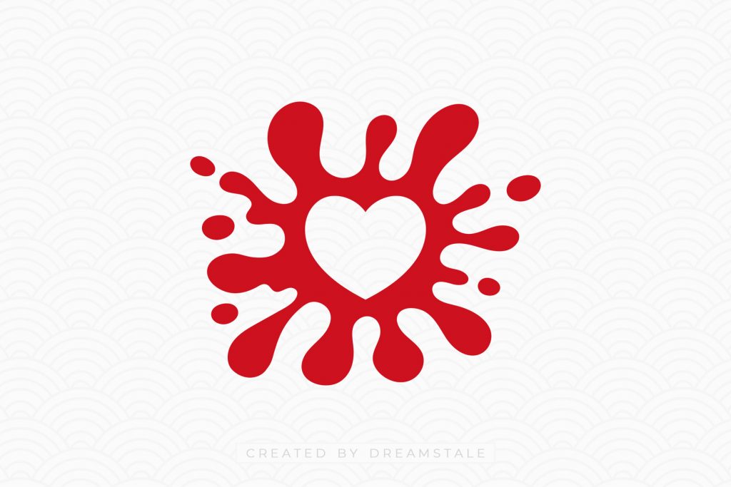 Free Clipart Images 13 Splash Heart SVG Free Clipart