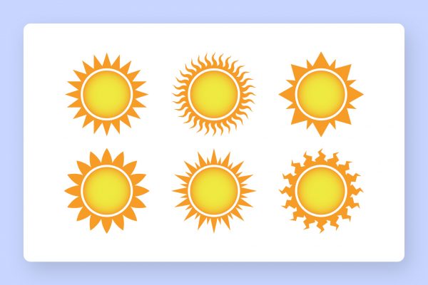 Sun Clipart Set 1 Sun Clipart Set 1
