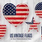 American Flag USA PNG Designs