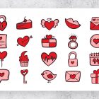 Valentine's Day Colourful SVG Clipart