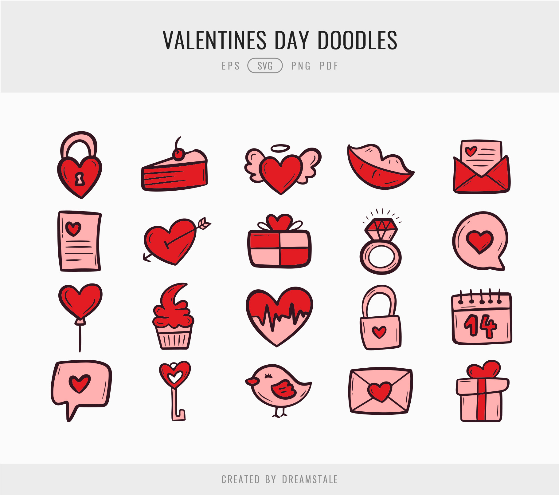 Valentine's Day Colourful SVG Clipart 4 svg+xml;charset=utf Valentine's Day Colourful SVG Clipart