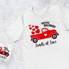 Valentine's Day Truck SVG Clipart