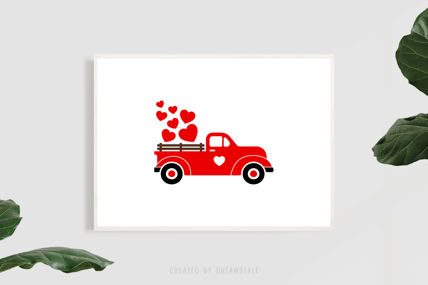 Valentine's Day Love Truck SVG Clipart 2 svg+xml;charset=utf Valentine's Day Love Truck SVG Clipart