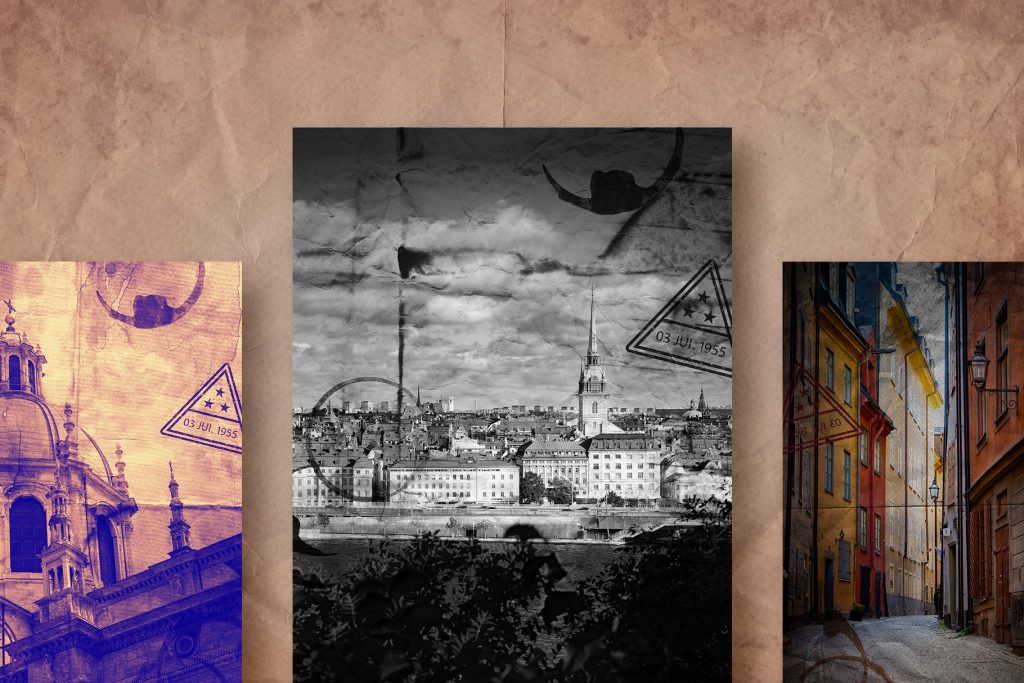 Free & Premium Design Resources 3 Vintage Paper Photo Overlays PSD Template