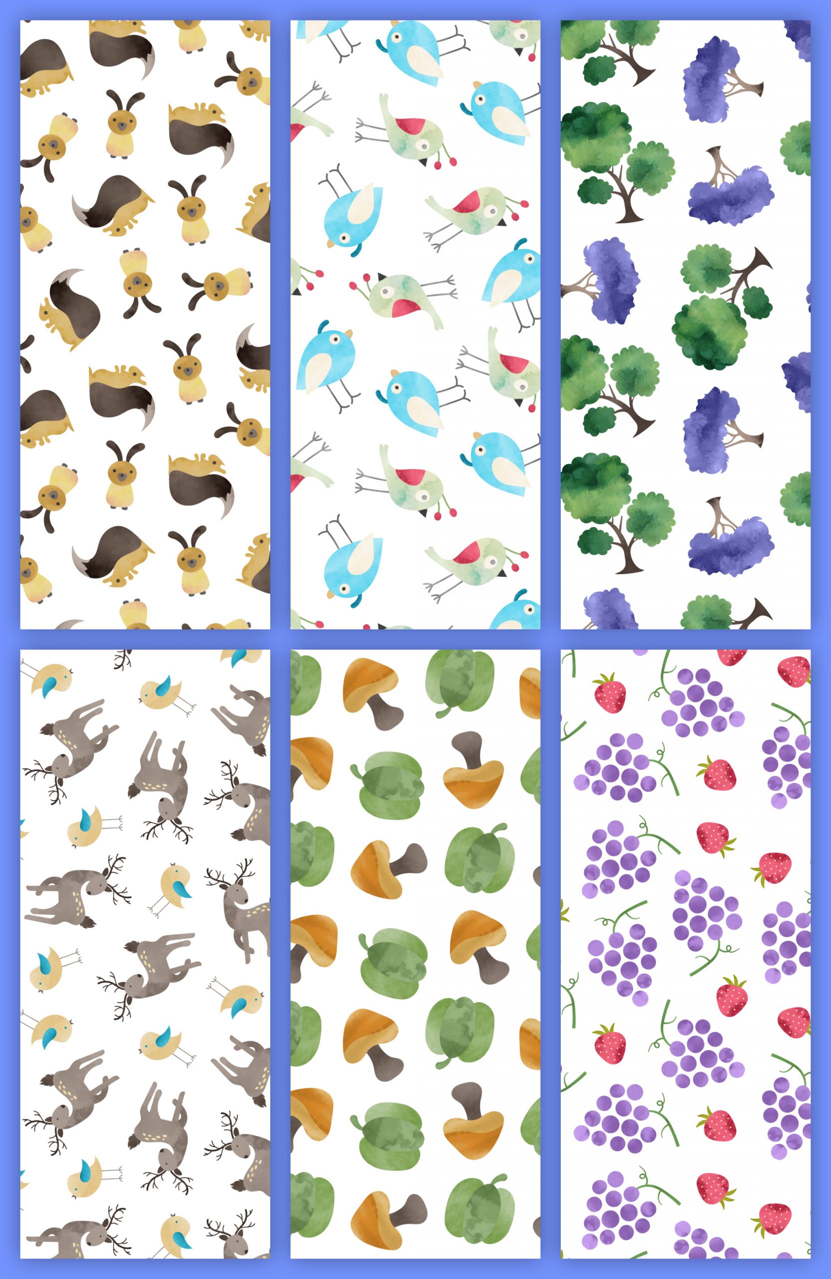 Watercolor Seamless Patterns for Illustrator 2 svg+xml;charset=utf Watercolor Seamless Patterns for Illustrator