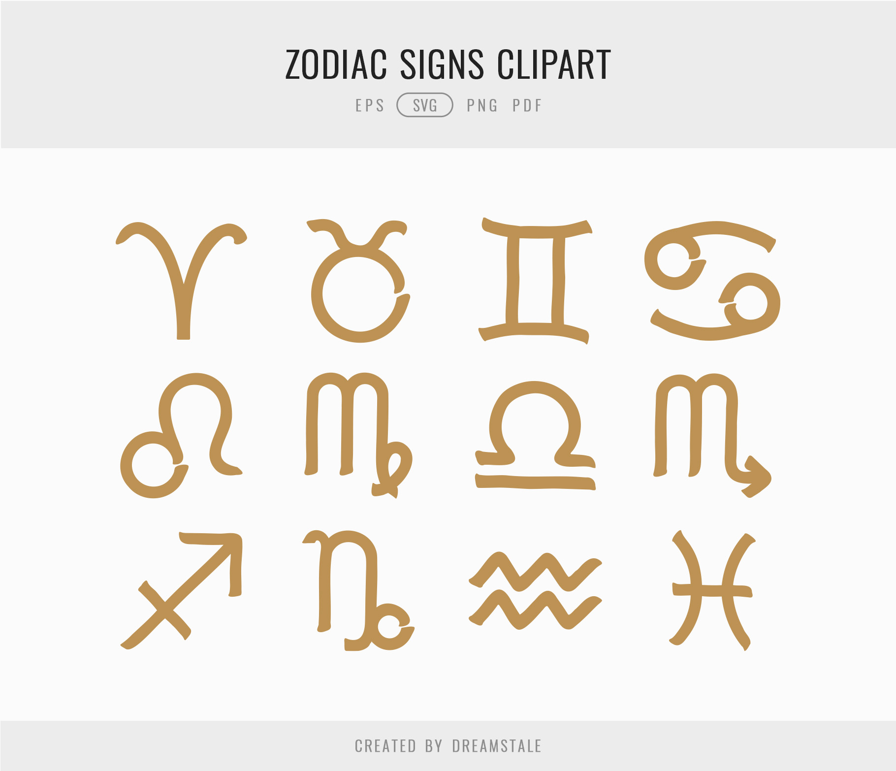 Horoscope Zodiac Signs SVG Clipart 4 svg+xml;charset=utf Horoscope Zodiac Signs SVG Clipart
