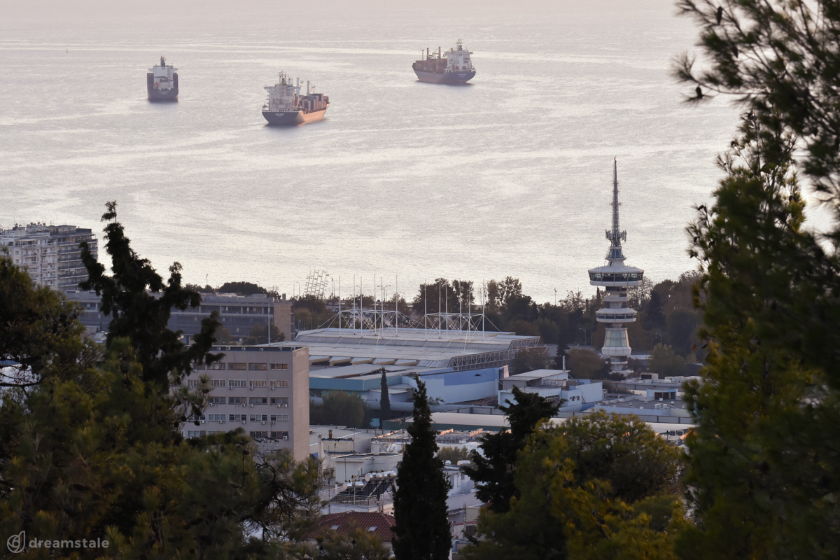 Panoramic View of Thessaloniki City Stock Photo 1 Panoramic View of Thessaloniki City Stock Photo