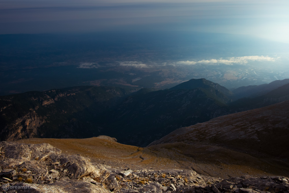 Mount Olympus Panoramic View Stock Photo