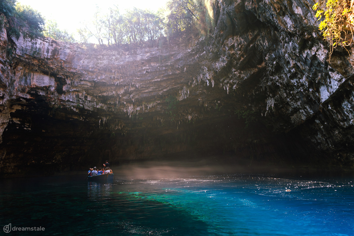 Famous Melissani Lake Kefalonia Island Stock Photo 1 Famous Melissani Lake on Kefalonia Island Stock Photo