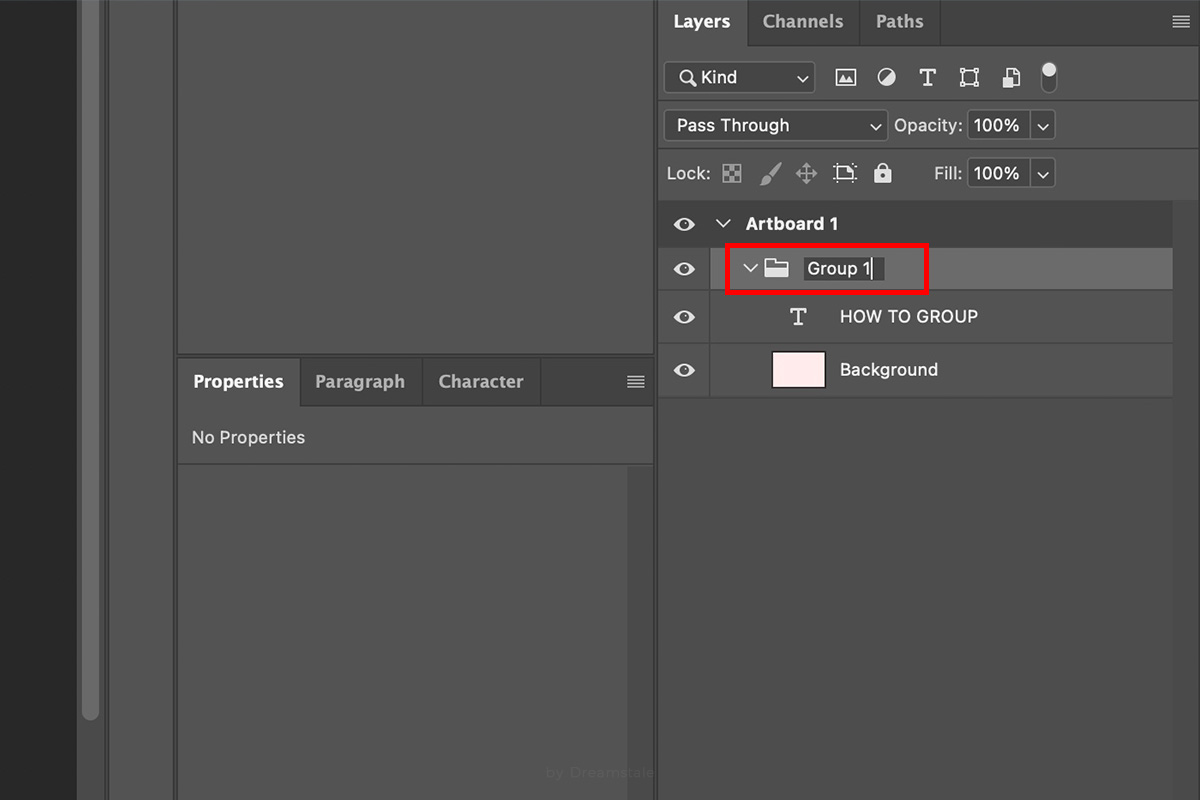 4 How to Group Layers in Photoshop