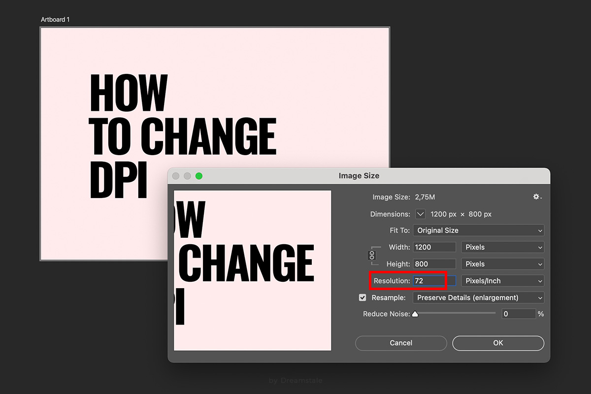5 How to Change DPI in Photoshop