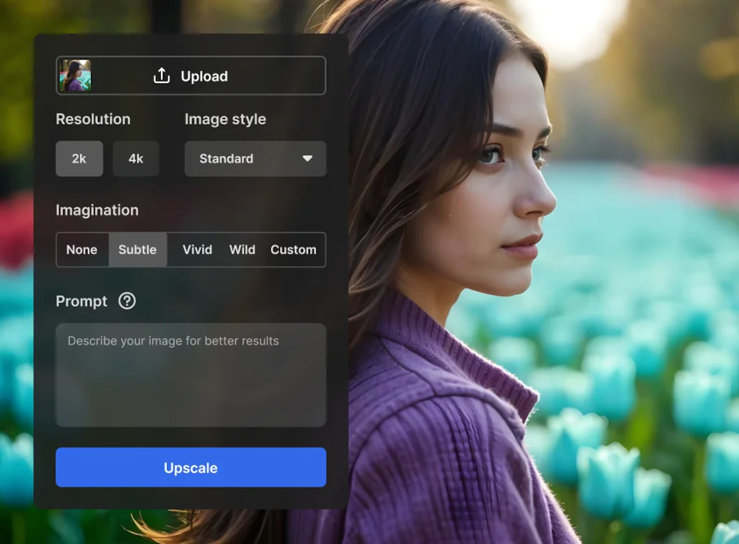The Best Software Tools to Upscale and Refine in 2025 & Beyond 3 Freepik’s image Upscaler