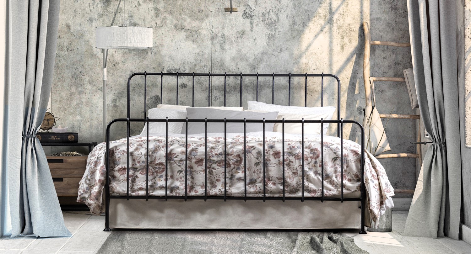 Elevate Your Bedroom Design with Stylish Iron & Metal Bed Frames